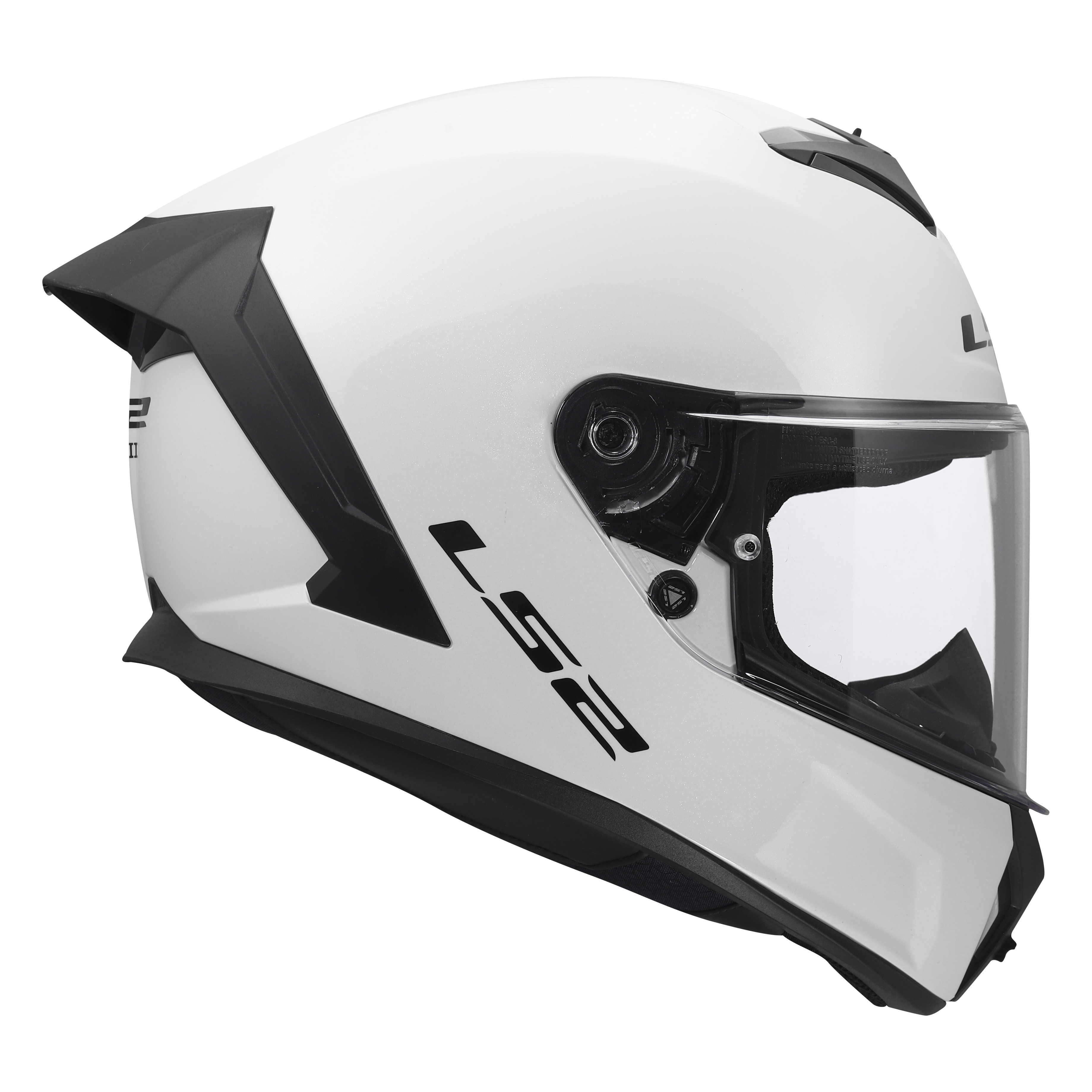 LS2 FF820 RAPID III SOLID GLOSS WHITE 168200002 (11)